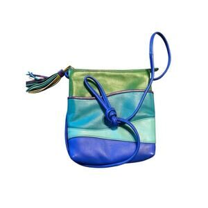 RFID Handbag Multicolored Blues